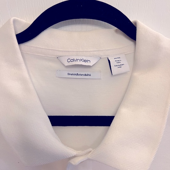 Calvin Klein white Polo Shirt - Picture 4 of 6